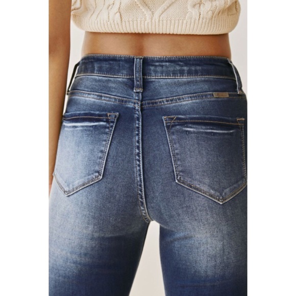 KanCan | Melonie High Rise Bootcut Button Jeans - Picture 5 of 8